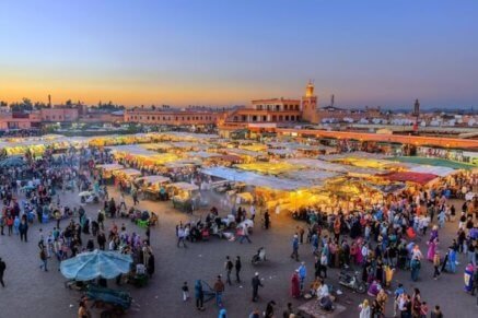 moroccan cities-marrakech jamaa el fna square
