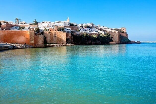 moroccan cities-rabat old city walls