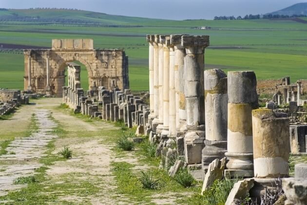 moroccan cities-Volubilis romain ruins meknes