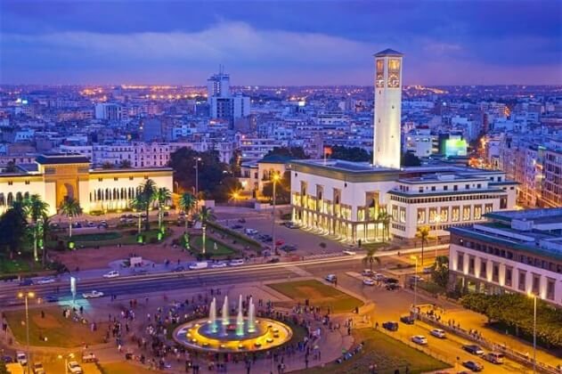 moroccan cities-square of mohamed 5 casablanca