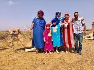 morocco holidays team in desert